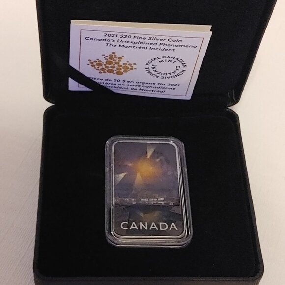 CANADA $20 2021 Silver 1oz. Proof unexplained phenomena the Montreal inc… - Picture 4 of 6